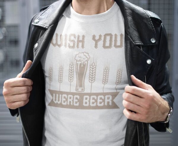 Tricou personalizat - Wish you were beer