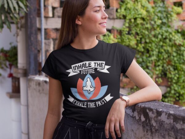 Tricou personalizat - Inhale the future exhale the past